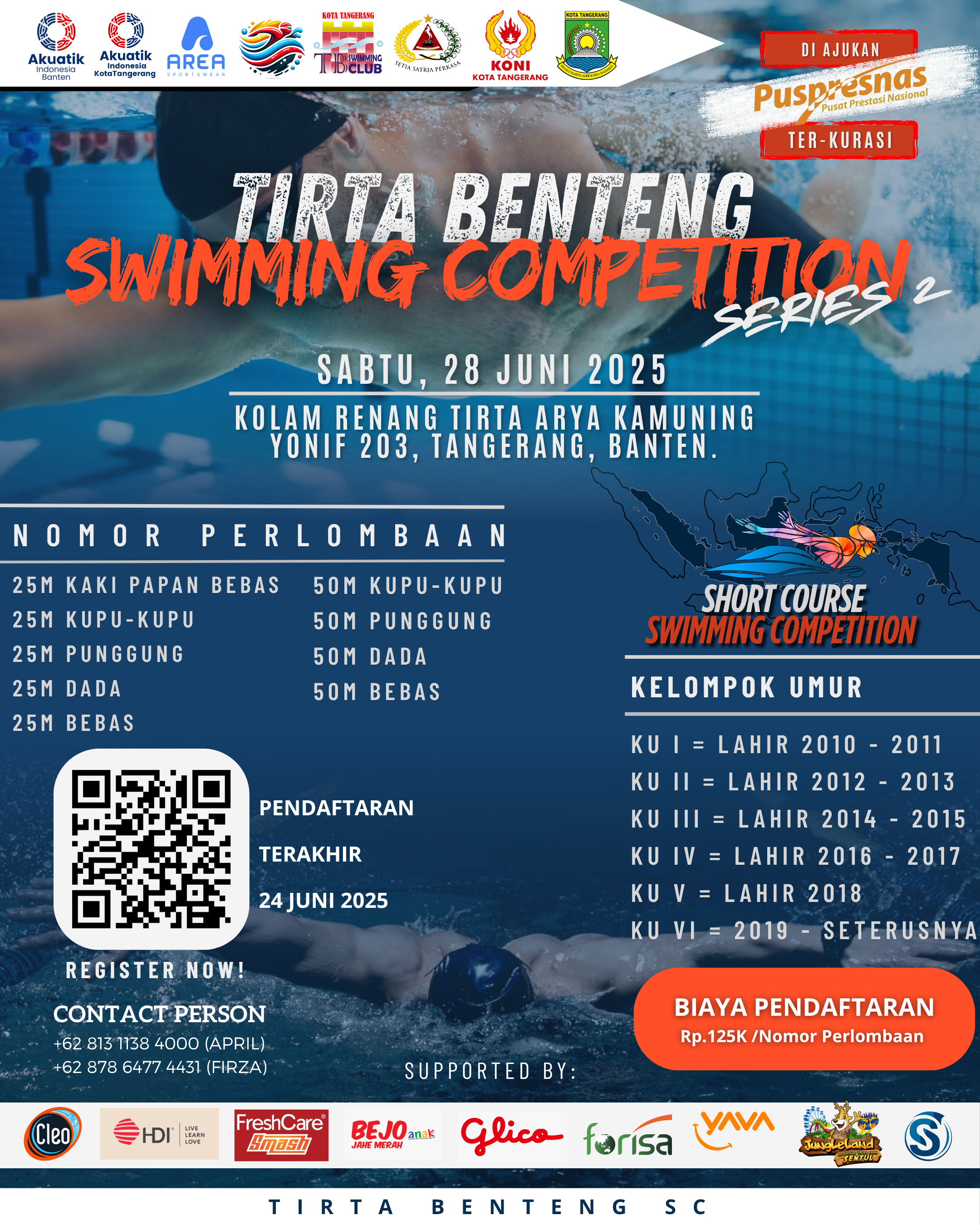 Tirta Benteng Swimming Competition Series 2